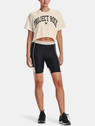 Футболка Under Armour UA Pjt Rck SS Crop-WHT