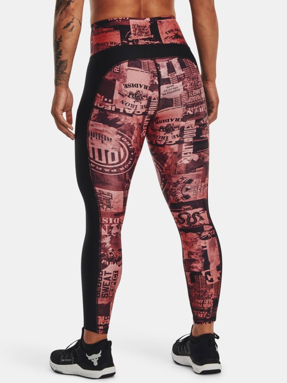 Легінси Under Armour UA Pjt Rck HG Ankle Lg Print W - рожеві