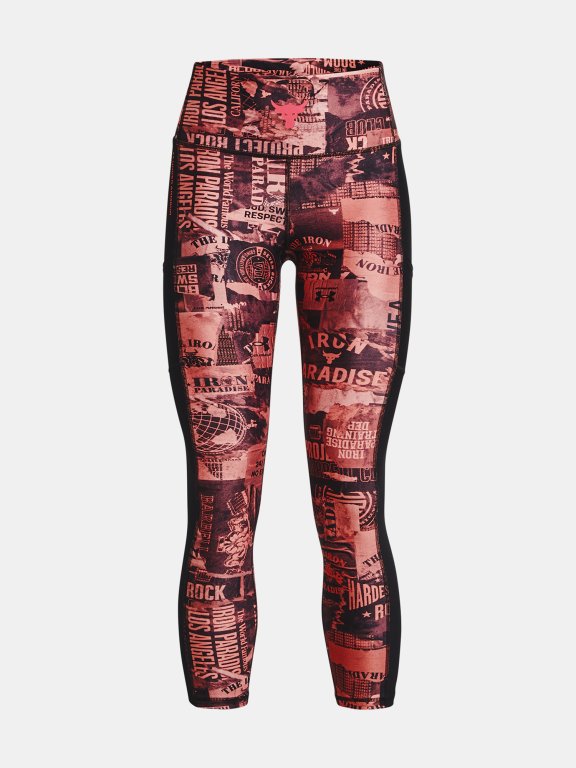 Легінси Under Armour UA Pjt Rck HG Ankle Lg Print W - рожеві