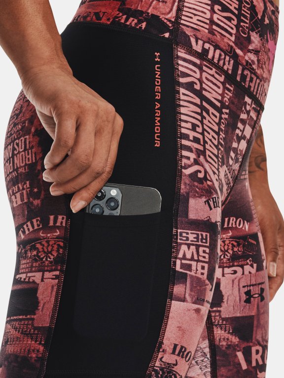 Легінси Under Armour UA Pjt Rck HG Ankle Lg Print W - рожеві