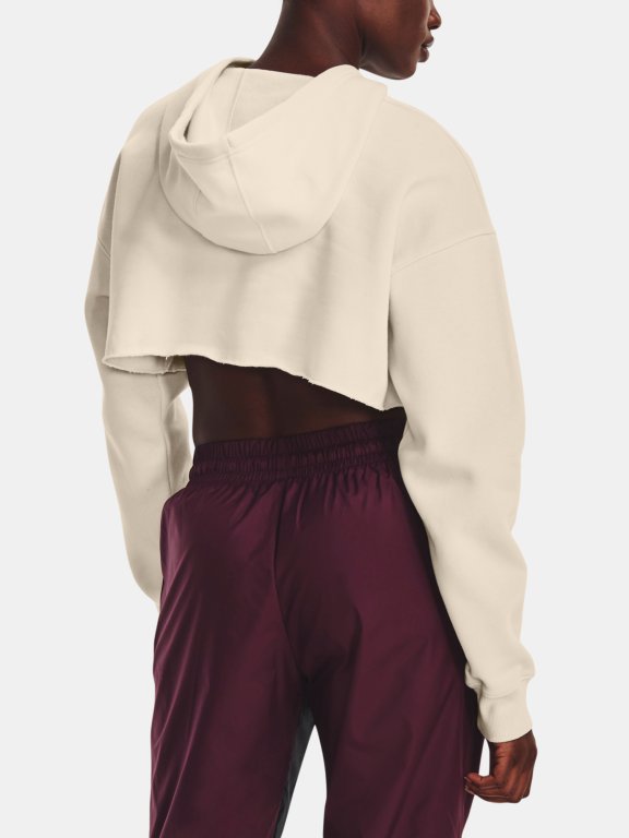 Худі Under Armour UA Pjt Rck Crop Flce Hdy-WHT