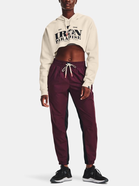 Худі Under Armour UA Pjt Rck Crop Flce Hdy-WHT