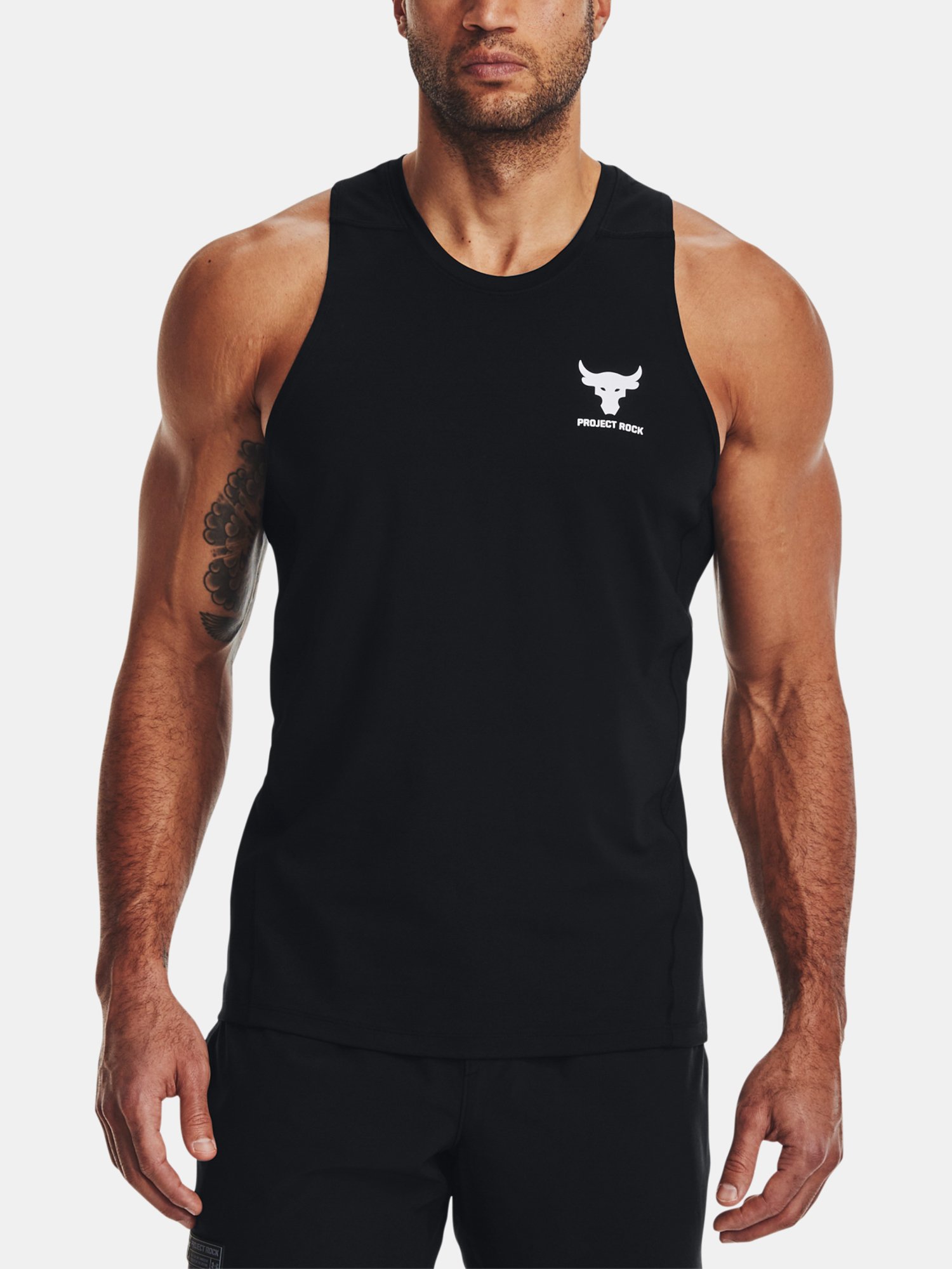 Under Armour Tílko Under Armour UA Pjt Rck ArmourPrnt Ftd Tk-BLK ...