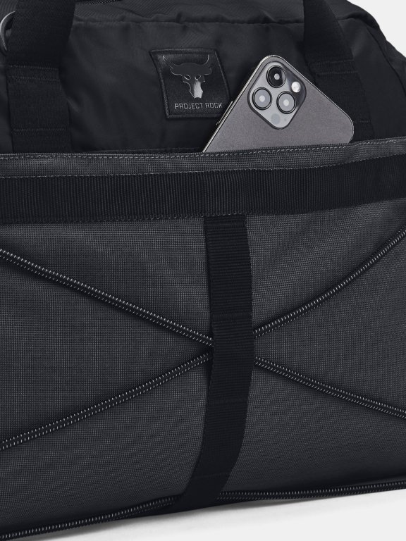 Сумка Under Armour UA Project Rock Gym Bag SM-BLK