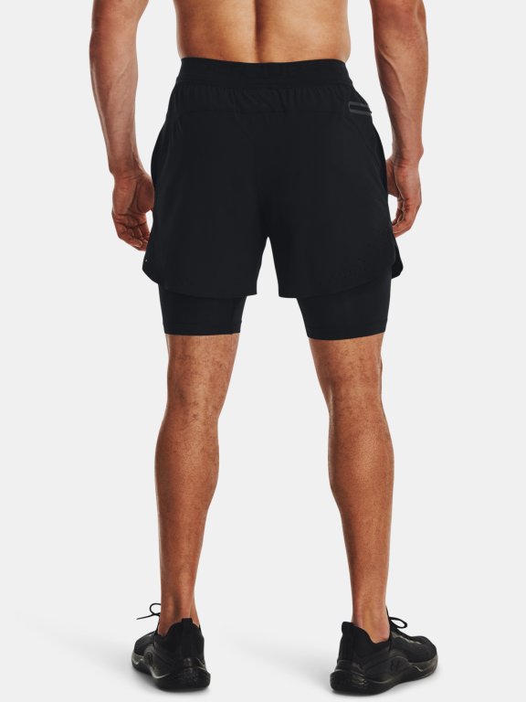 Шорти Under Armour UA Peak Woven 2in1 Sts-BLK