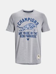 Футболка Under Armour Project Rock Champ SS M - сіра