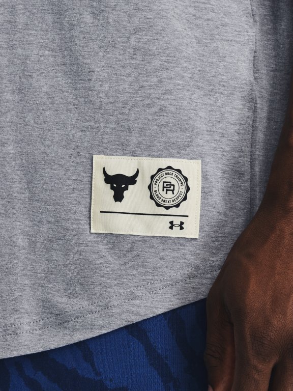 Футболка Under Armour Project Rock Champ SS M - сіра