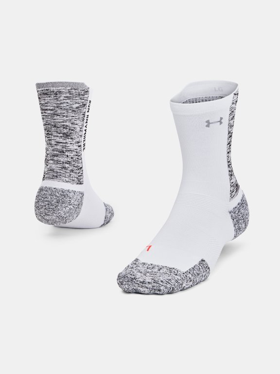 Шкарпетки Under Armour UA AD Run Cushion 1pk Mid-WHT