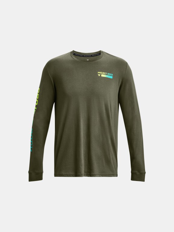 Футболка Under Armour UA PJT ROCK BRAHMA LS-GRN