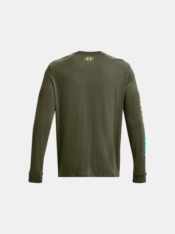 Футболка Under Armour UA PJT ROCK BRAHMA LS-GRN