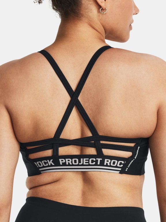 Топ Under Armour Pjt Rck All Train Crsbck Bra-BLK