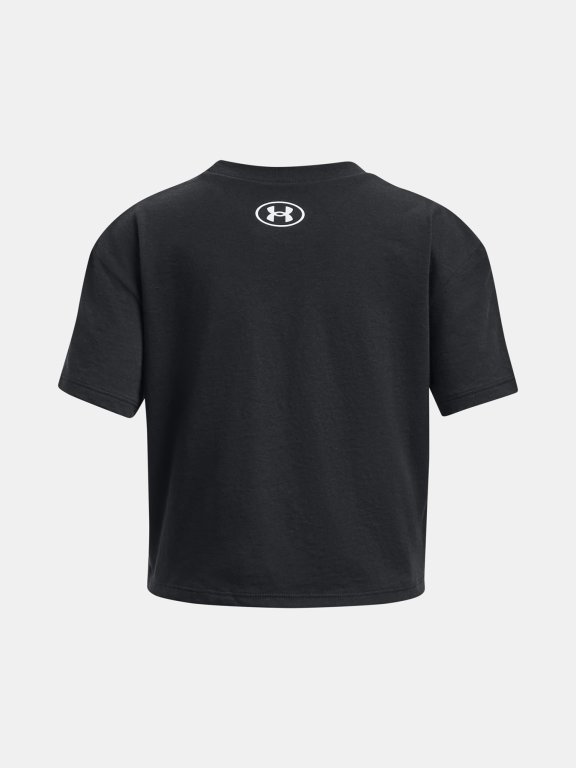 Футболка Under Armour UA CROP SPORTSTYLE LOGO SS-BLK