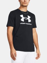 Футболка Under Armour UA SPORTSTYLE LOGO UPDATE SS-BLK