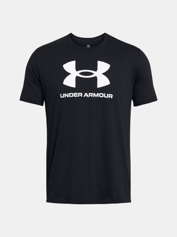 Футболка Under Armour UA SPORTSTYLE LOGO UPDATE SS-BLK
