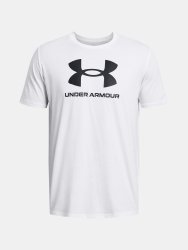 Футболка Under Armour UA SPORTSTYLE LOGO UPDATE SS-WHT