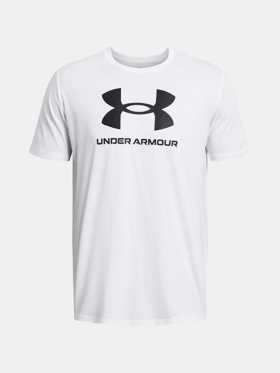 Футболка Under Armour UA SPORTSTYLE LOGO UPDATE SS-WHT