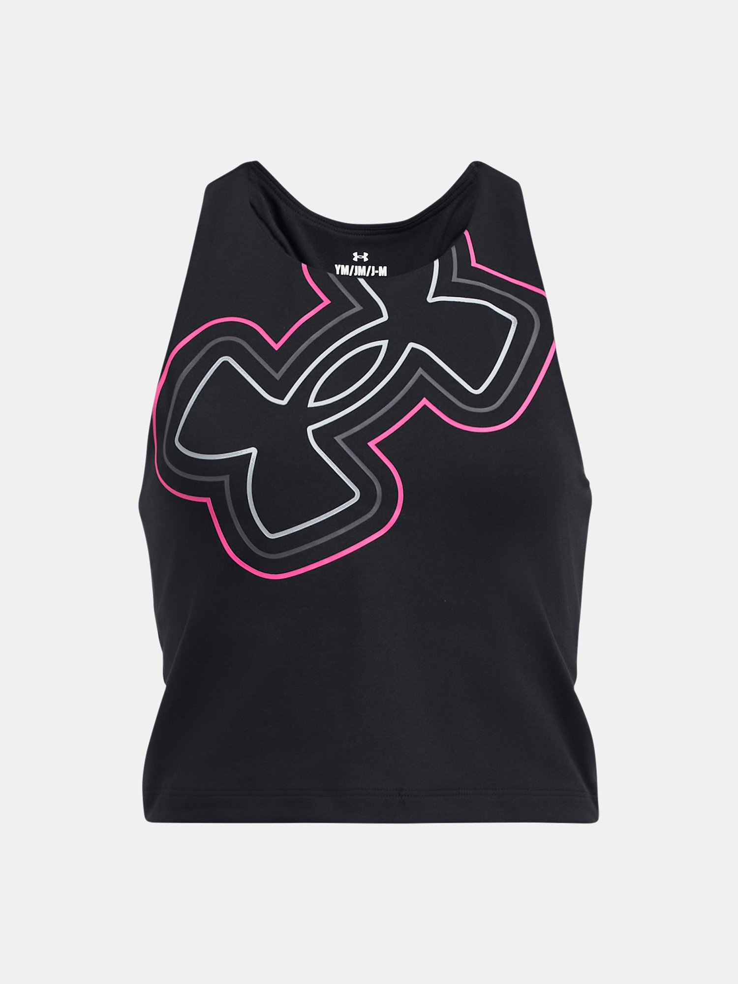 Tílko Under Armour Motion Branded Crop Tank-BLK - Sportovna
