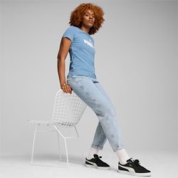 Футболка Puma ESS Logo Tee W - синя