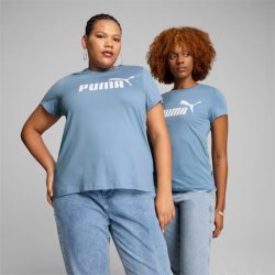 Футболка Puma ESS Logo Tee W - синя