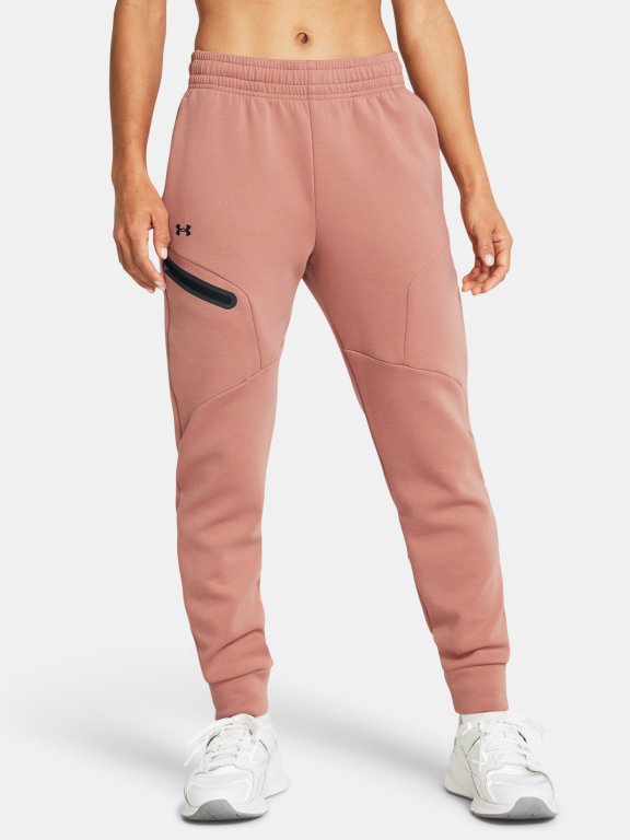 Штани Under Armour Unstoppable Flc Jogger Wmn Pink