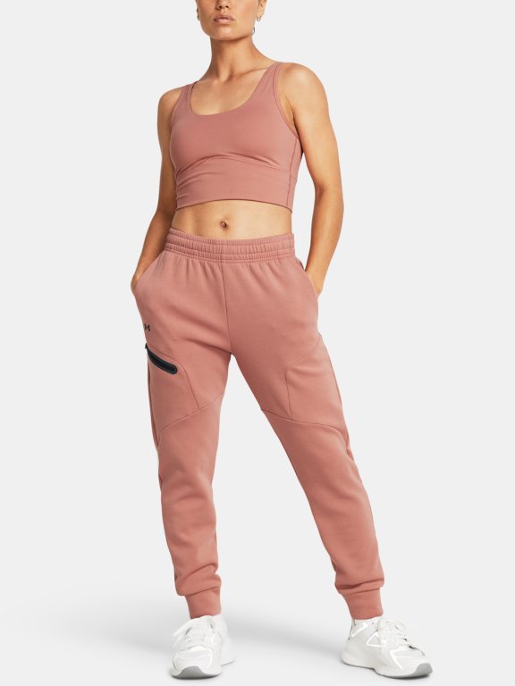 Штани Under Armour Unstoppable Flc Jogger Wmn Pink