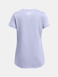 Футболка Under Armour Tech BL Twist SS J - фіолетова