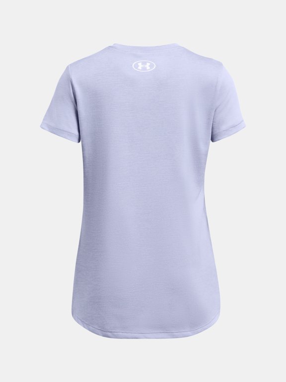 Футболка Under Armour Tech BL Twist SS J - фіолетова