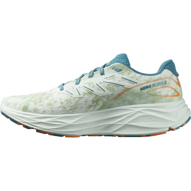 Кросівки Salomon Aero Glide 2 M - білий/синій/зелений