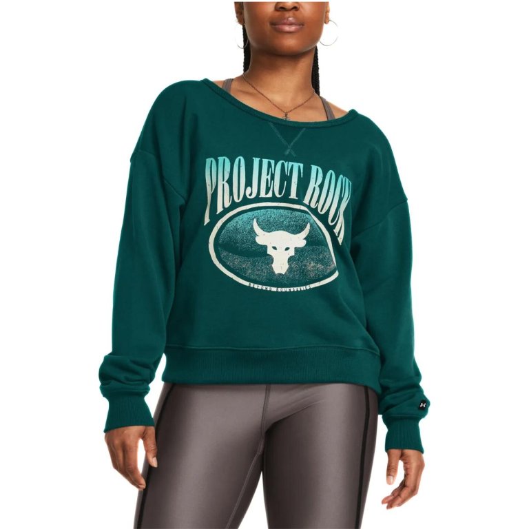 Світшот Under Armour Project Rock HW Terry LS Q1 W - синій