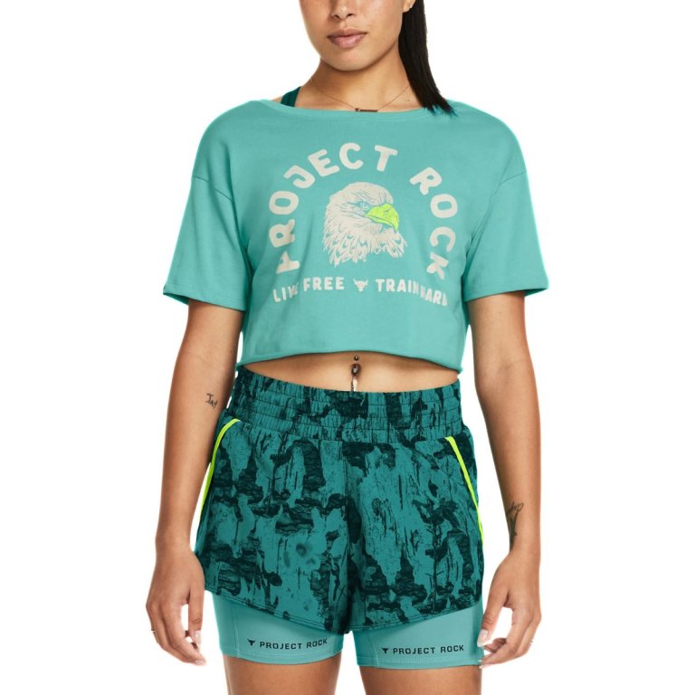 Футболка Under Armour Project Rock Balance Graphic T W - зелена