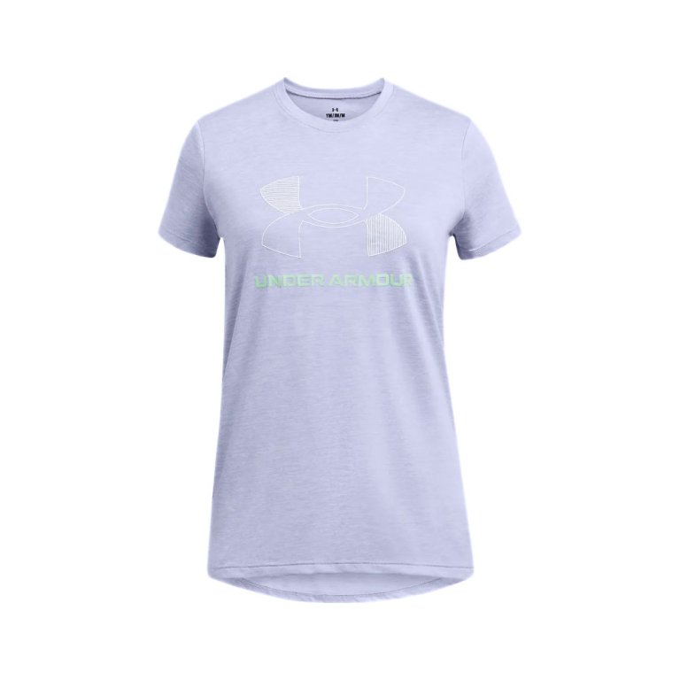 Футболка Under Armour Tech BL Twist SS J - фіолетова