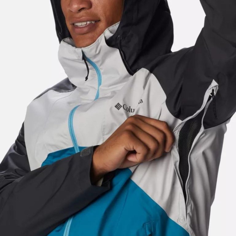 Куртка Columbia Rain Scape™ Jacket M - синій/білий/сірий