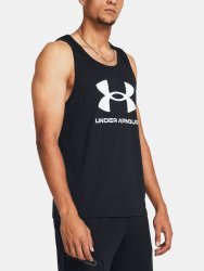 Майка Under Armour UA SPORTSTYLE LOGO TANK-BLK