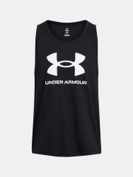 Майка Under Armour UA SPORTSTYLE LOGO TANK-BLK