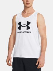 Майка Under Armour UA SPORTSTYLE LOGO TANK-WHT