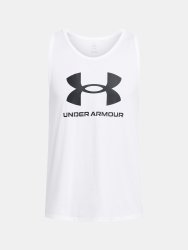Майка Under Armour UA SPORTSTYLE LOGO TANK-WHT