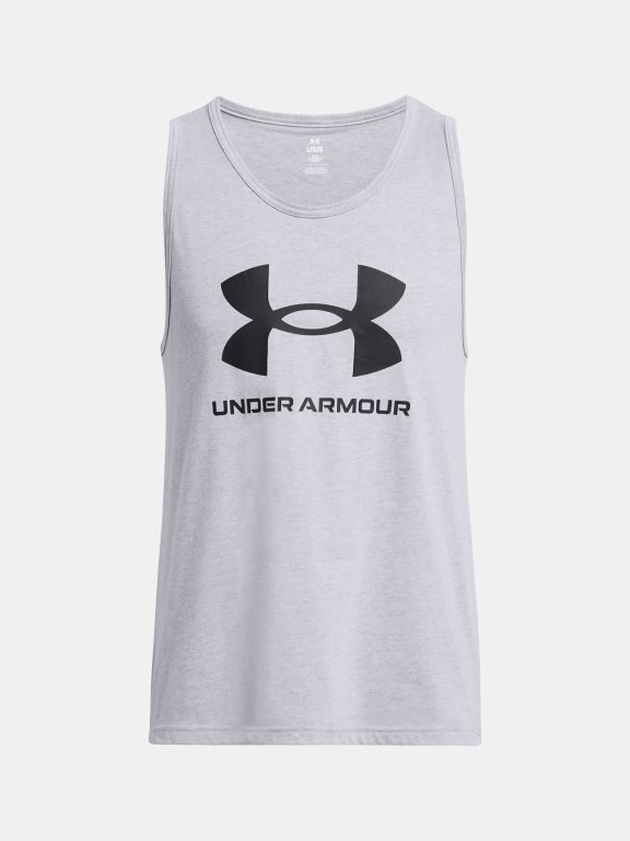Майка Under Armour UA SPORTSTYLE LOGO TANK-GRY