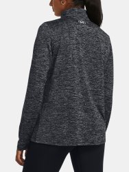 Футболка Under Armour Tech 1/2 Zip- Twist-BLK