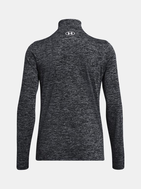 Футболка Under Armour Tech 1/2 Zip- Twist-BLK