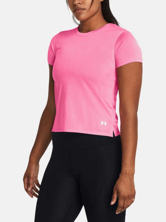 Футболка Under Armour UA Launch Shortsleeve-PNK