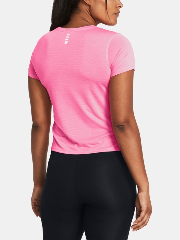 Футболка Under Armour UA Launch Shortsleeve-PNK