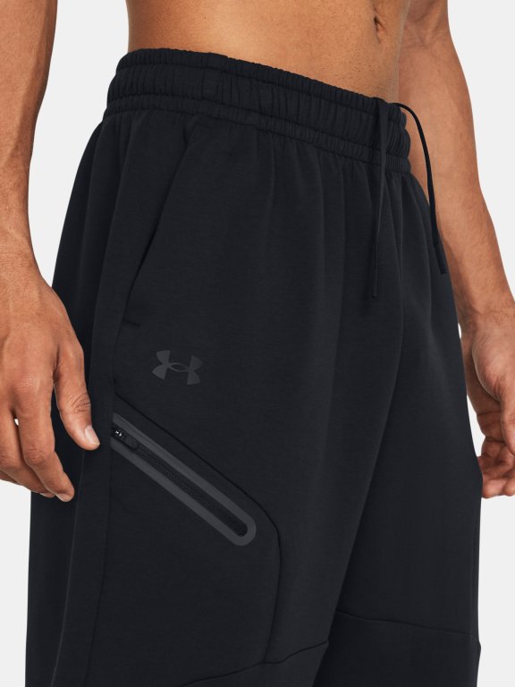 Спортивні штани Under Armour Unstoppable Flc Baggy Crop-BLK