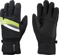 Rukavice Ziener Kasberg J GTX - černá/zelená