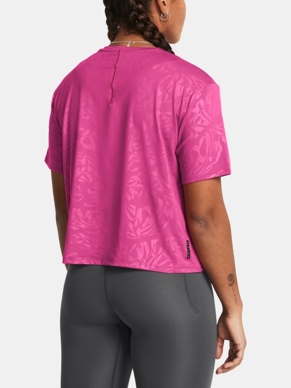 Футболка Under Armour Vanish Energy Emboss Crop SS-PNK