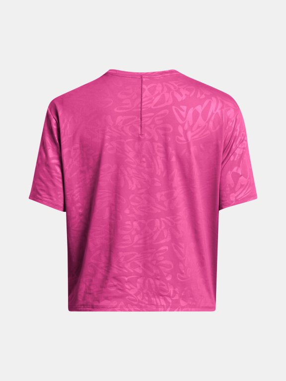 Футболка Under Armour Vanish Energy Emboss Crop SS-PNK