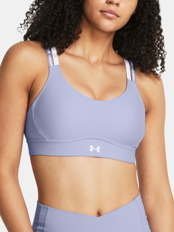 Under Armour UA Infinity Mid 2.0 Rib Bra-PPL