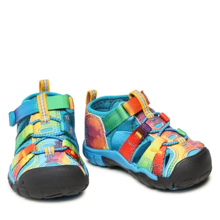 Сандалі Keen Seacamp II CNX T - синій/жовтий/зелений