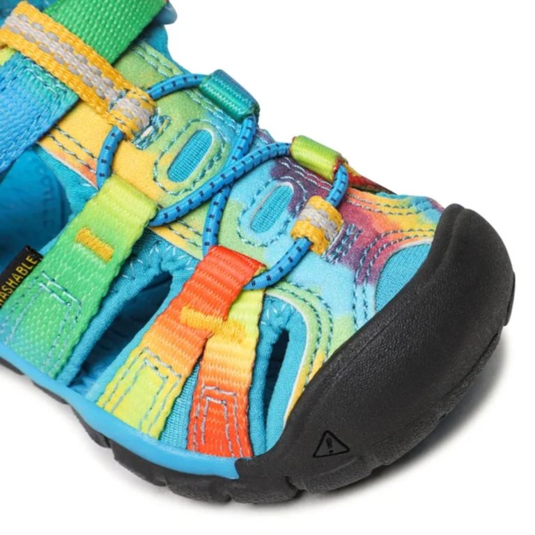 Сандалі Keen Seacamp II CNX T - синій/жовтий/зелений
