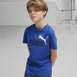 Футболка Puma ESS+ 2 Col Logo Tee J - синій