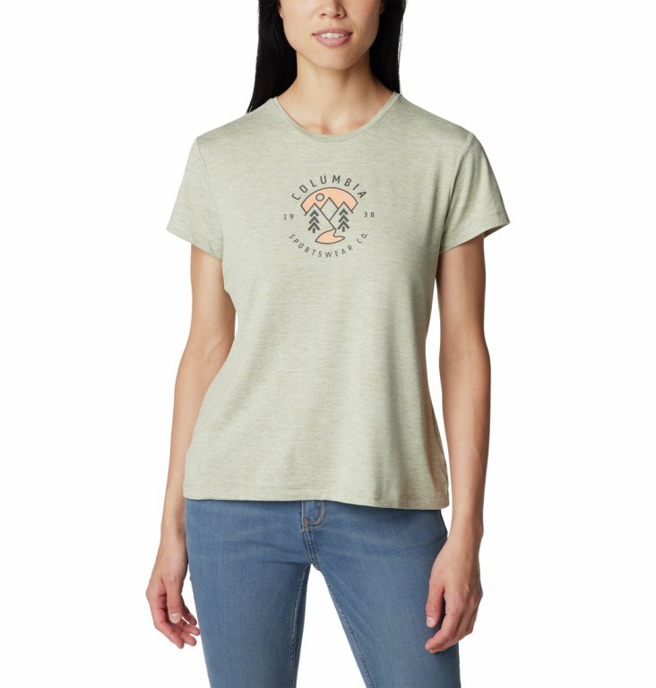 Футболка Columbia Sloan Ridge™ Graphic SS Tee W - сірий